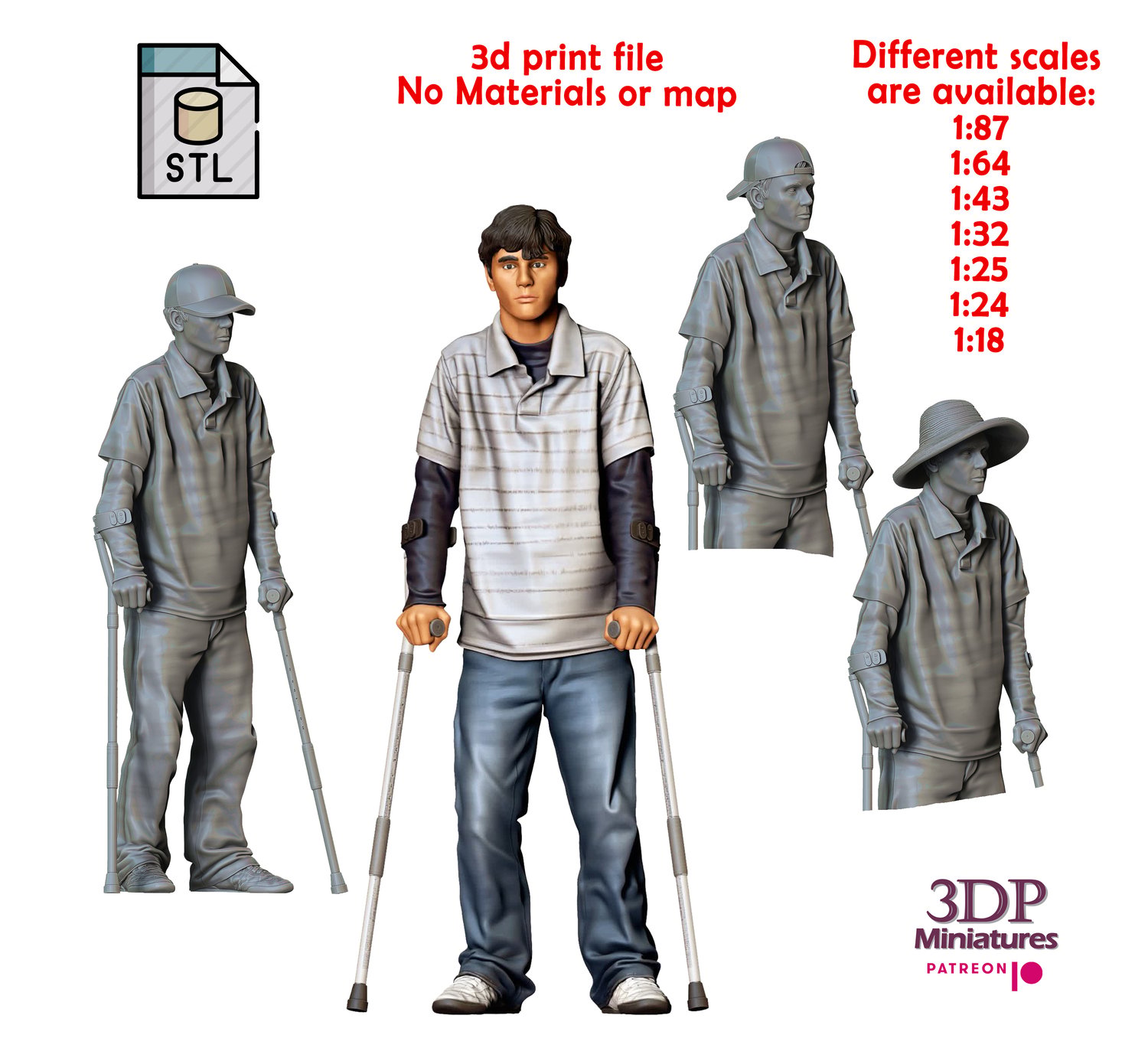 3DP Miniatures, N6 Walter White Jr Breaking Bad