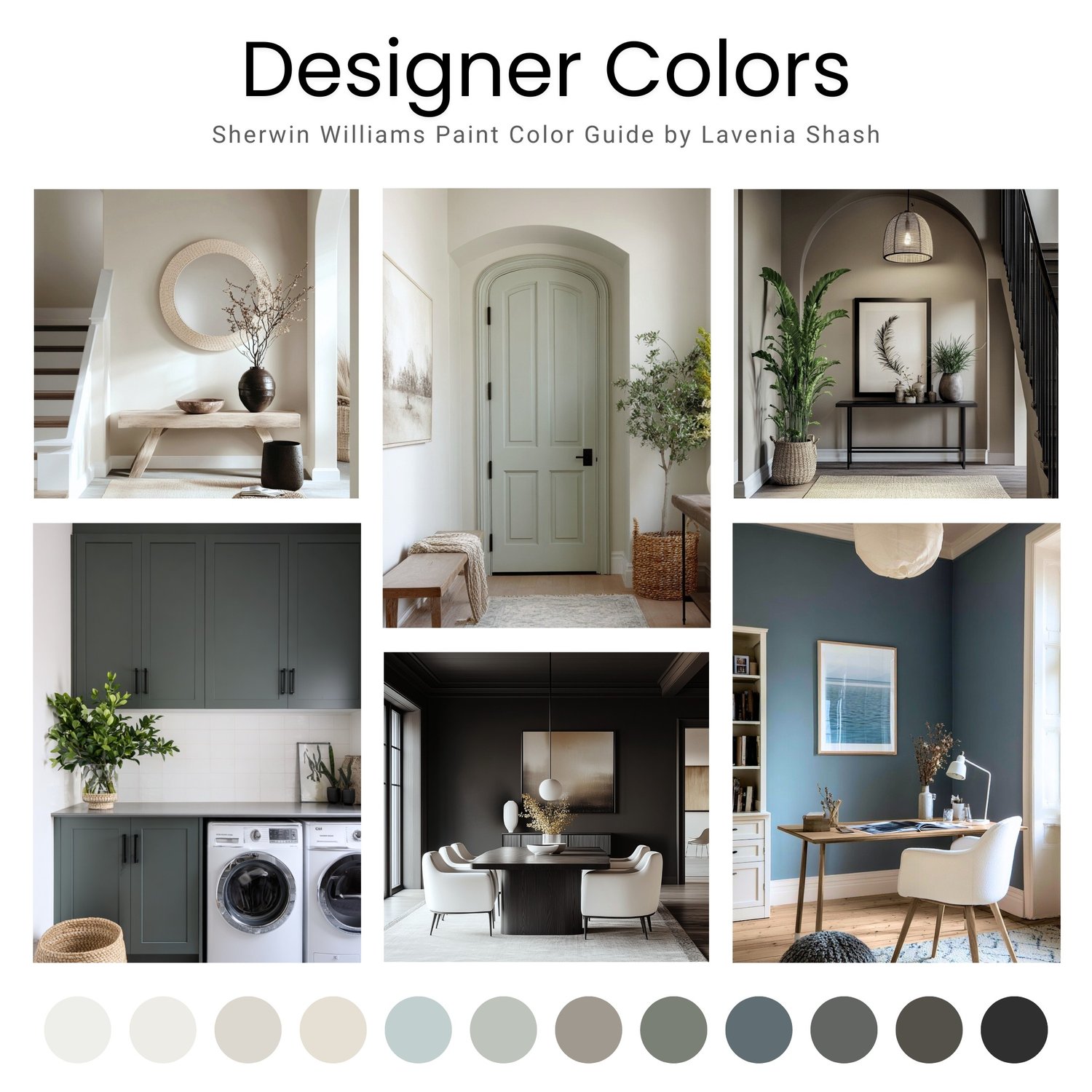 Designer Color Guide - Sherwin Williams Modern And Timeless Whole House ...