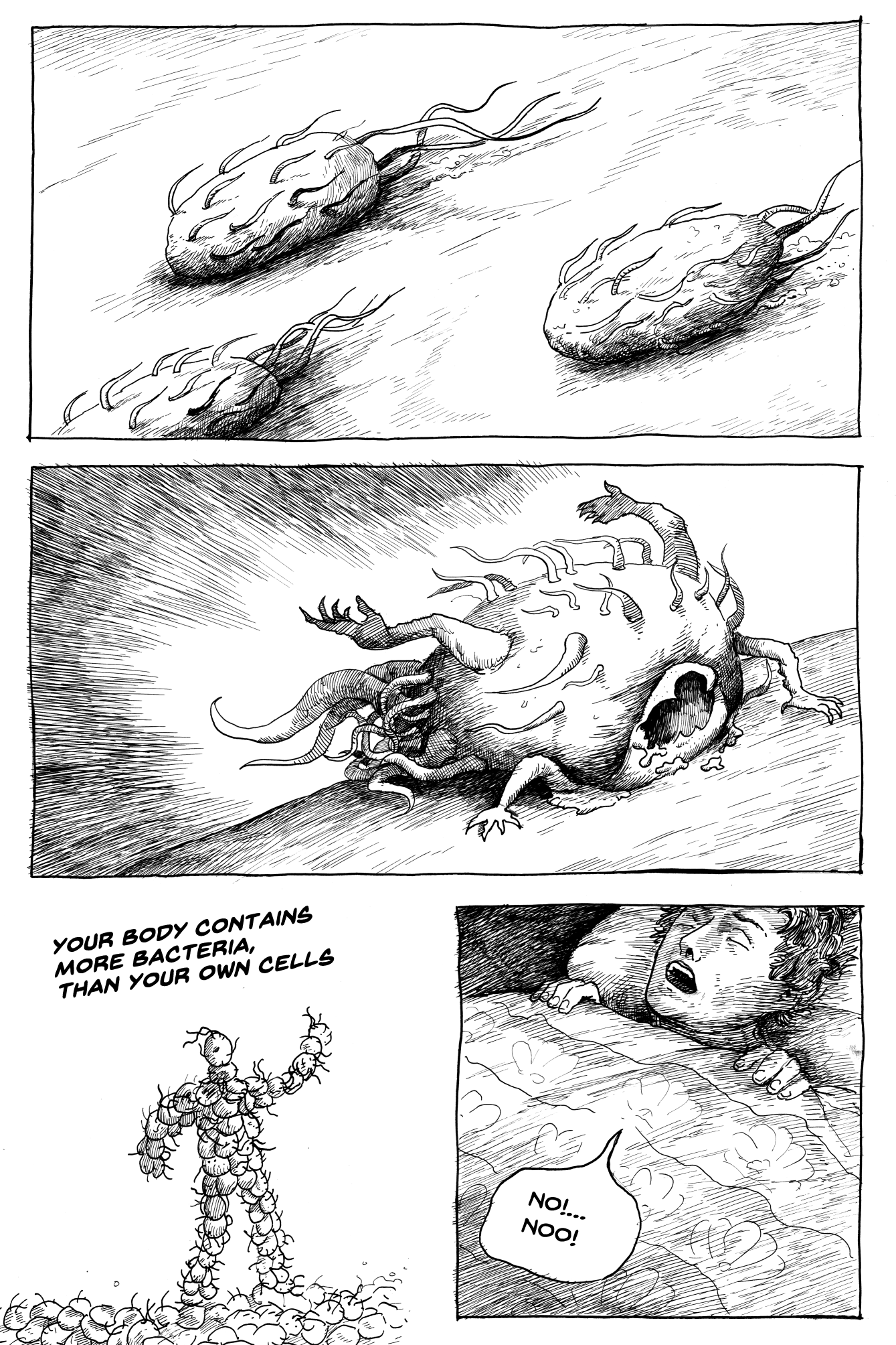 estonian comic book done in ink