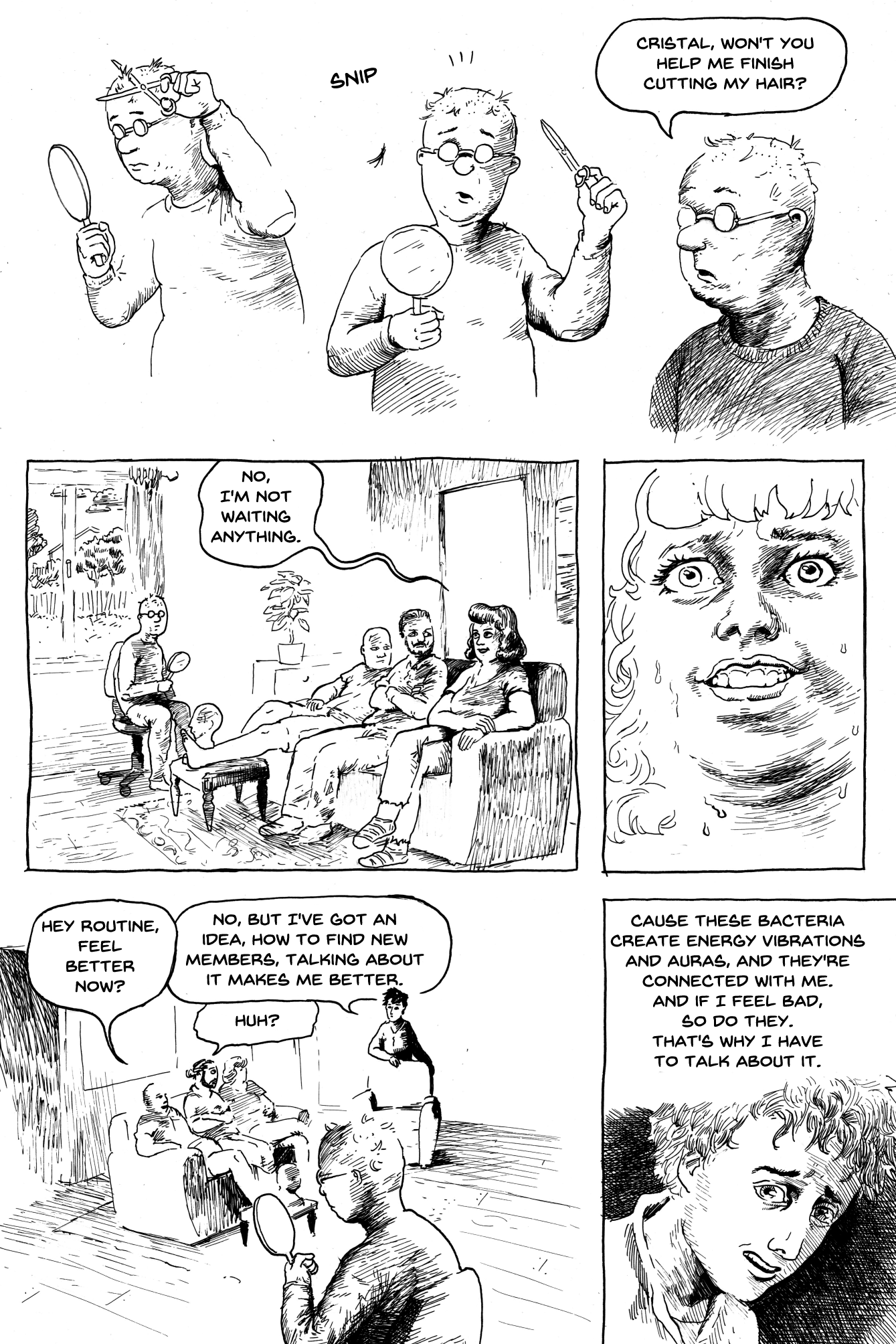 estonian dark comedy comic done in ink