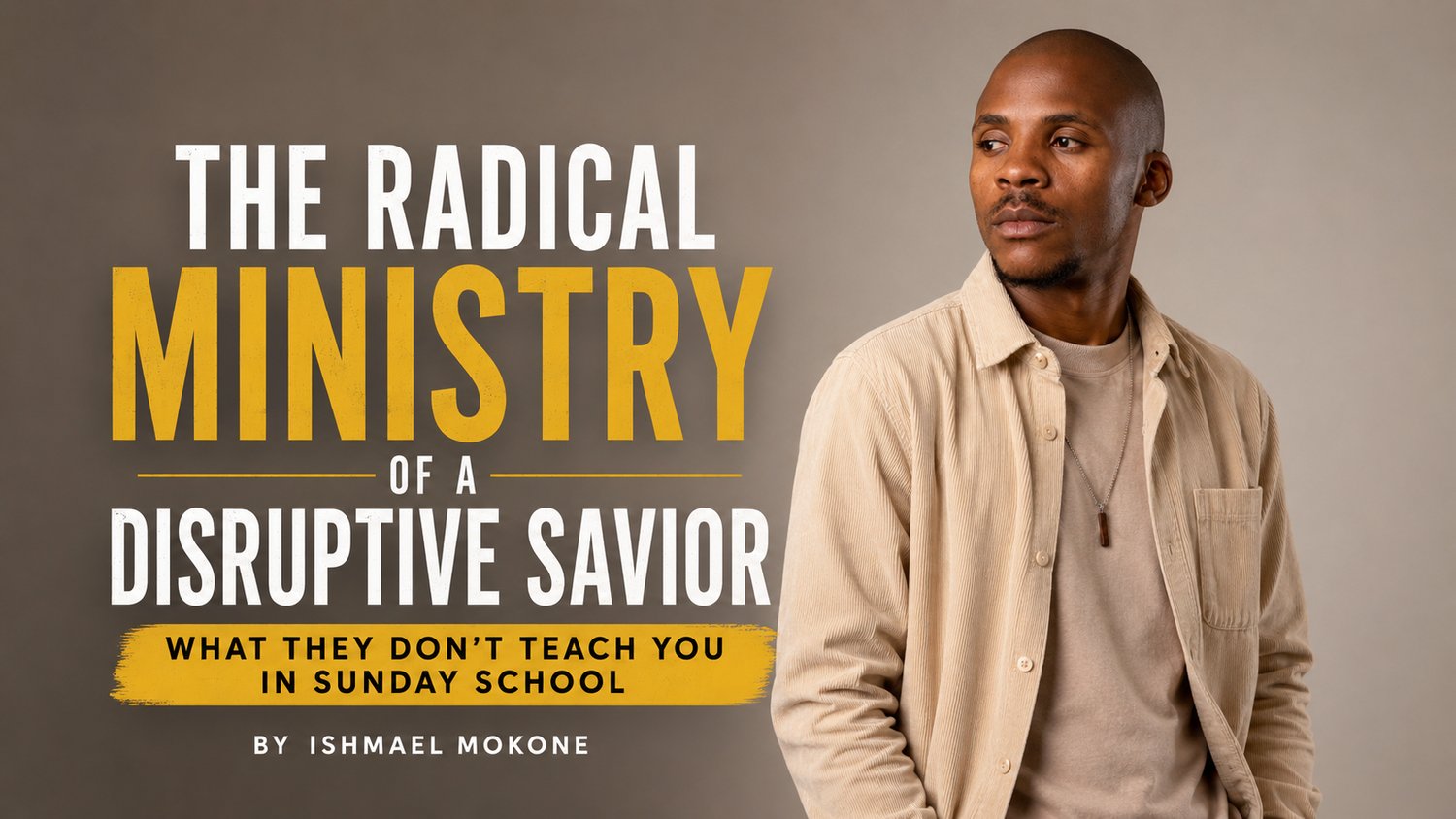 Distruptive Radical The Radical Ministry of a Disruptive Savior: The Jesus They Don’t Teach ...