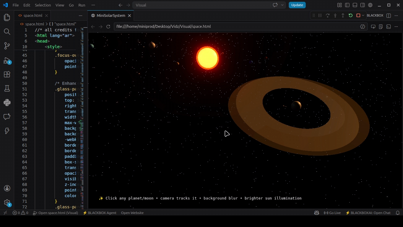 Javascript animation project