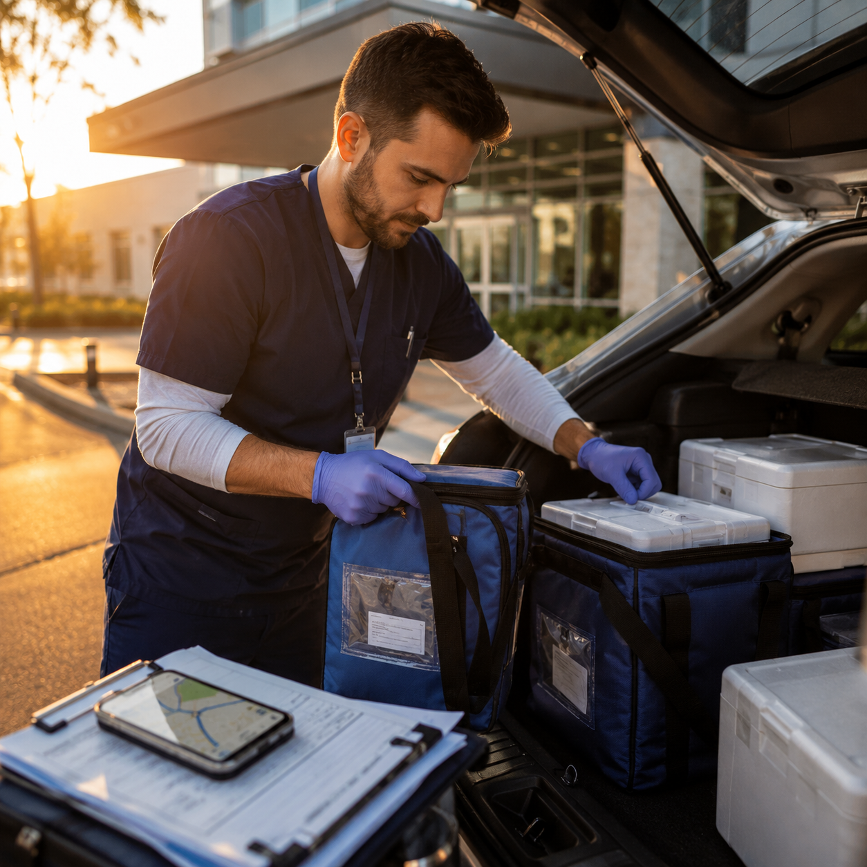 How to Make Your First 1000 Dollars as a Medical Courier in 30 Days