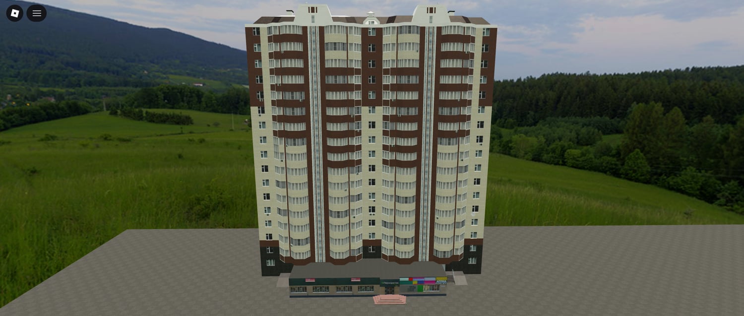 Roblox modern downtown structure