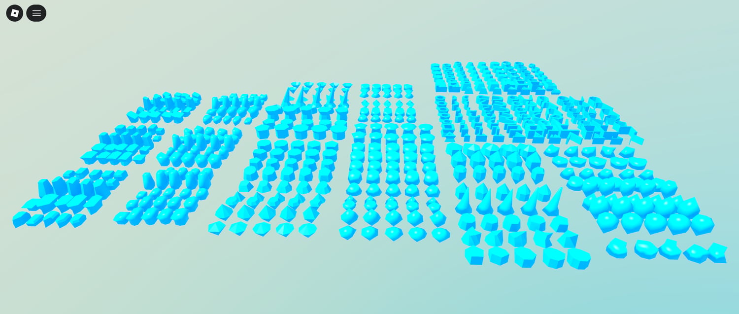 Roblox creative building shapes