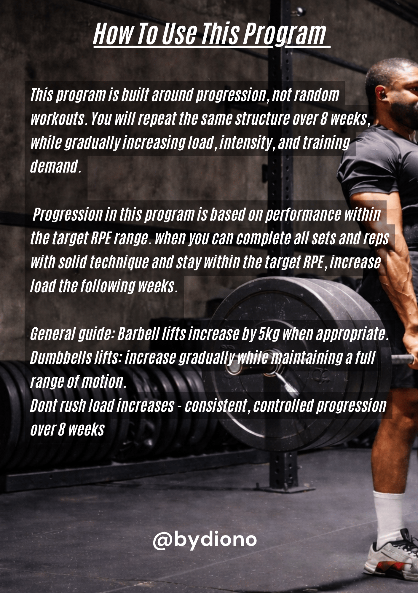 Upper Body Strength Program (8 Week - 2 Day Split) - Payhip