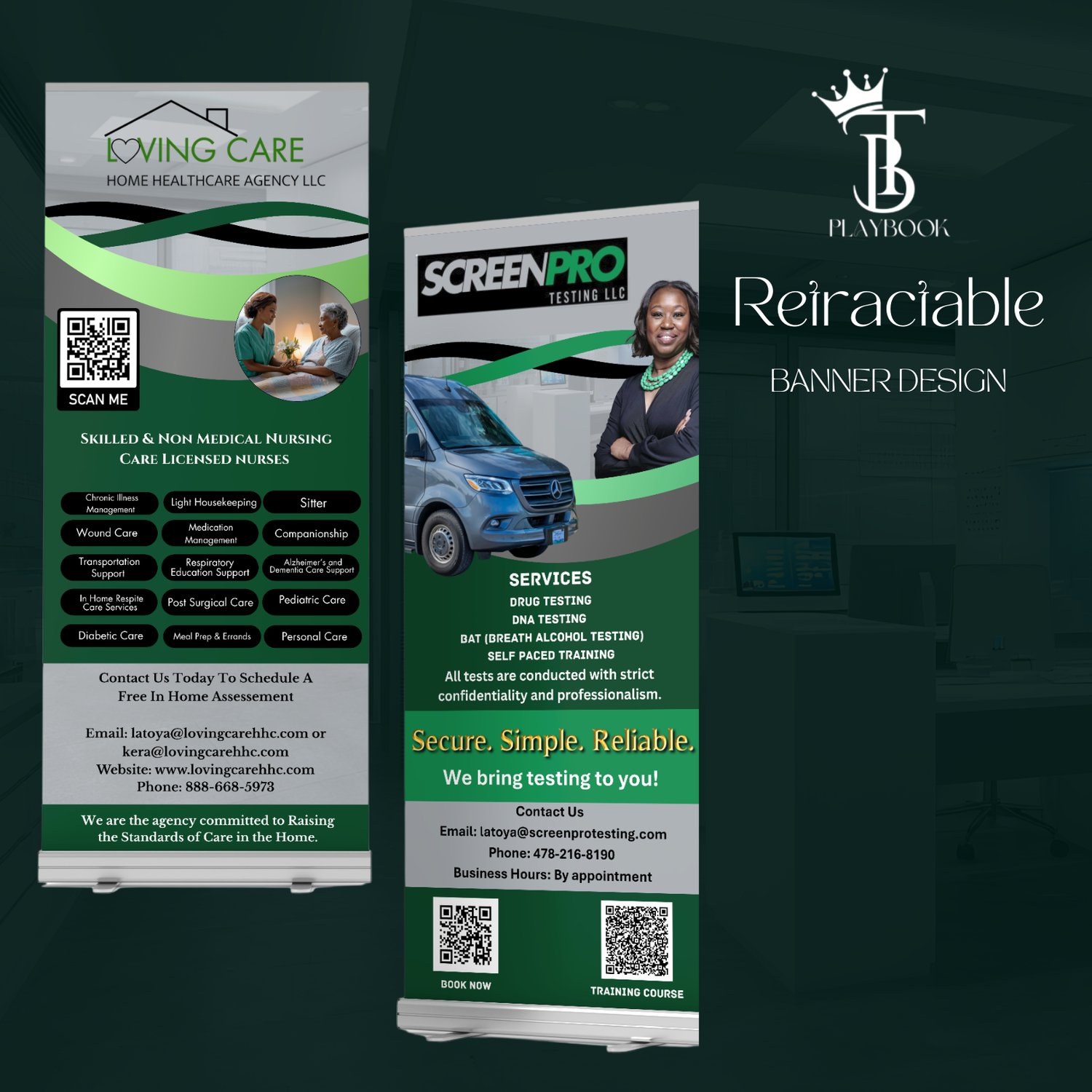 RETRACTABLE BANNER DESIGN