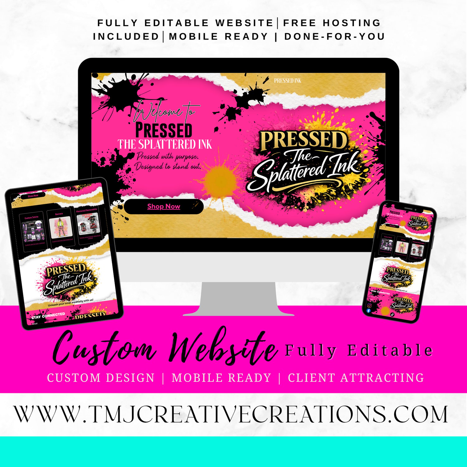 Custom Website Design ONLY - Payhip
