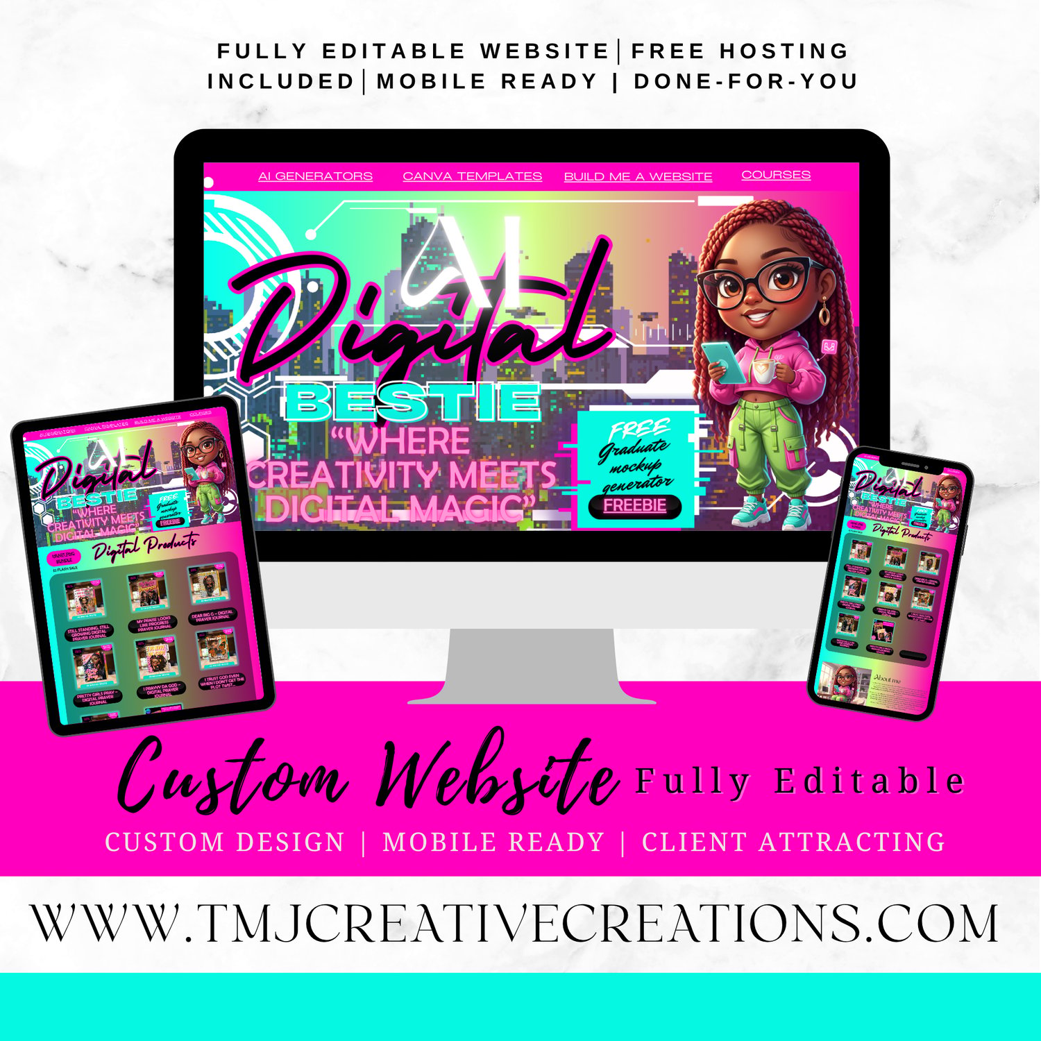 Custom Website Design ONLY - Payhip