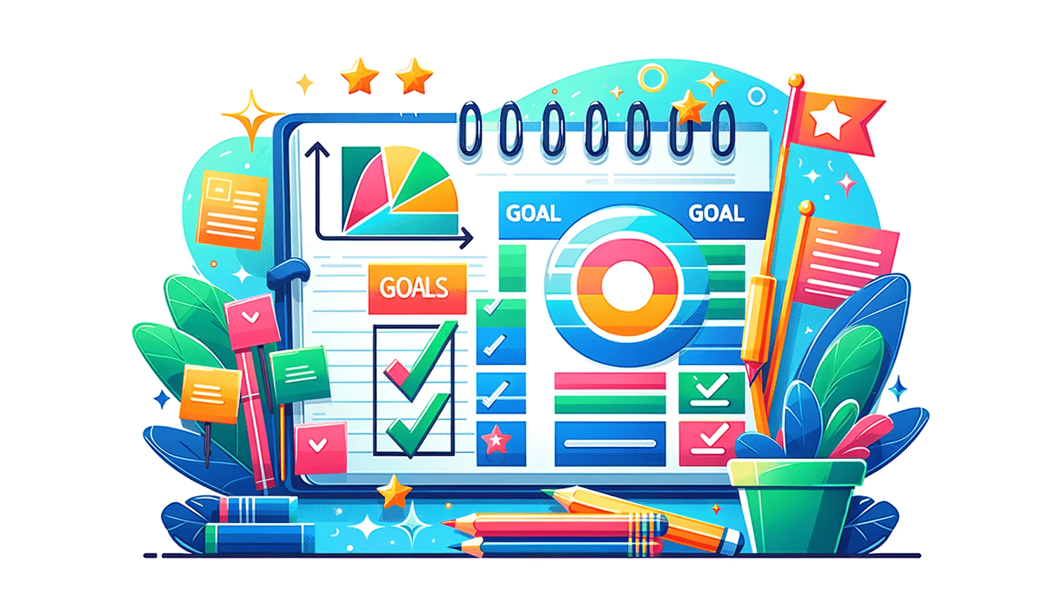 A weekly planner organized and prioritized