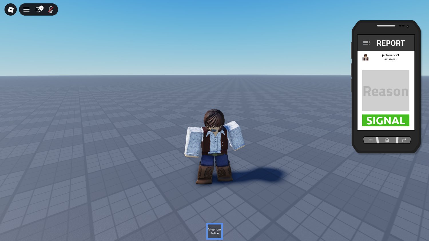 Roblox police phone system