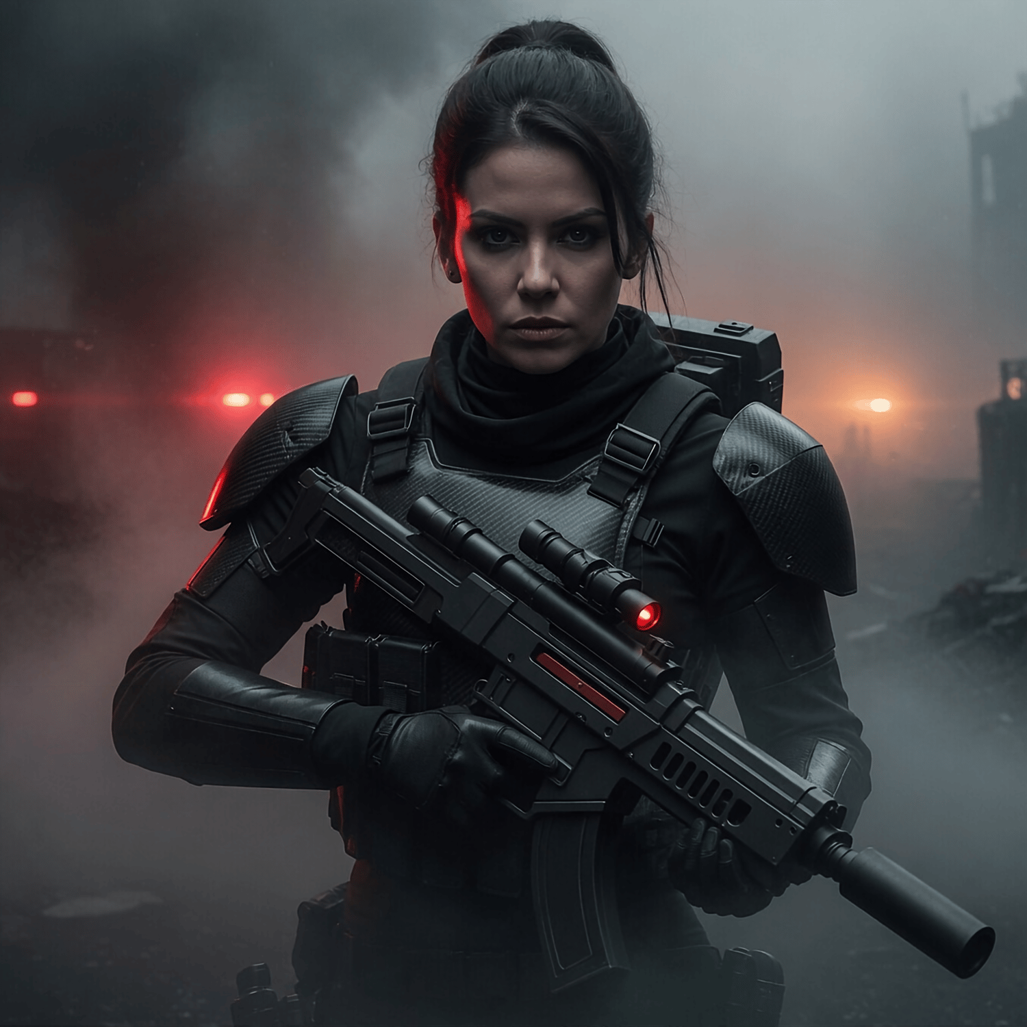 Female black ops operative
