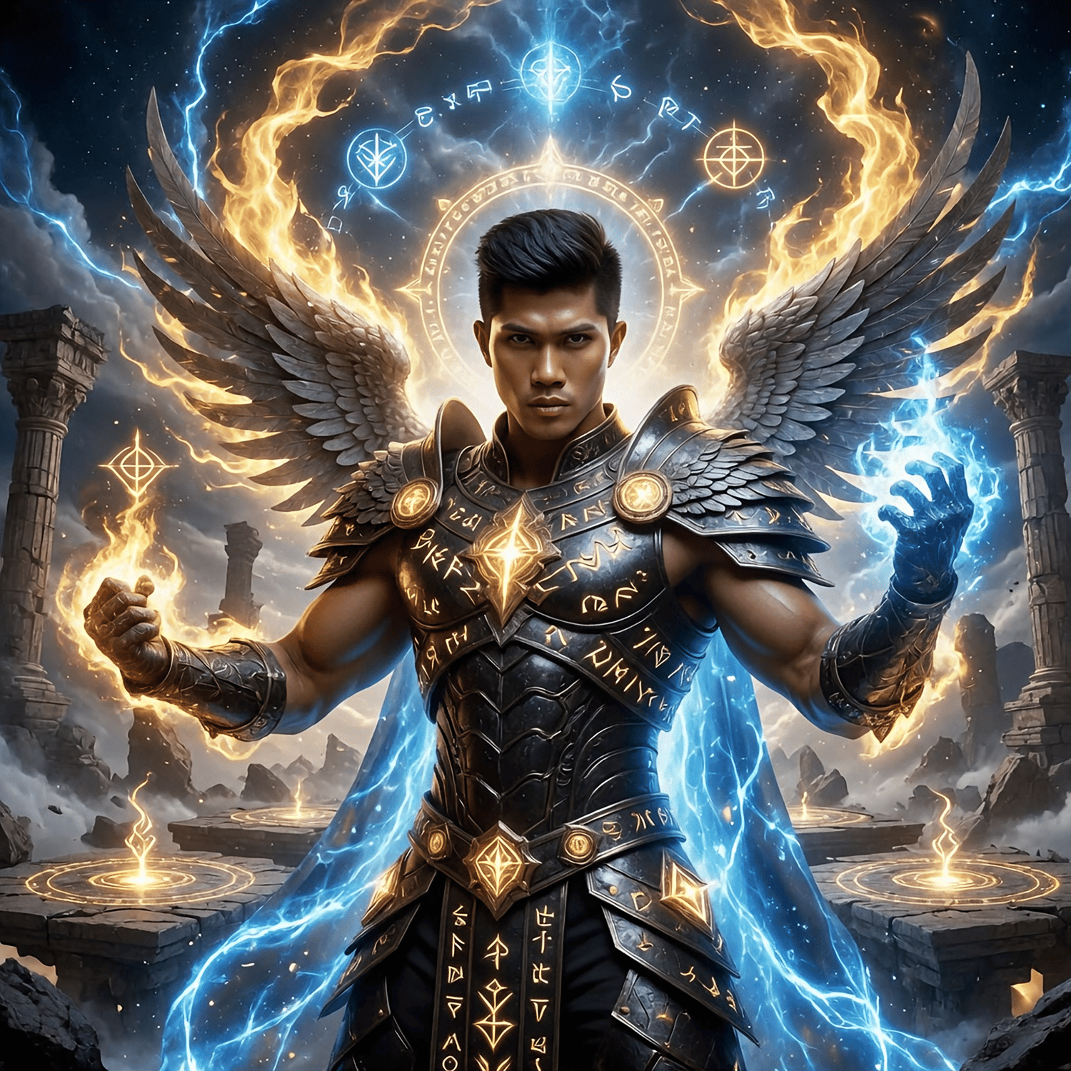 Ex Male ark angel now turned hell demon
