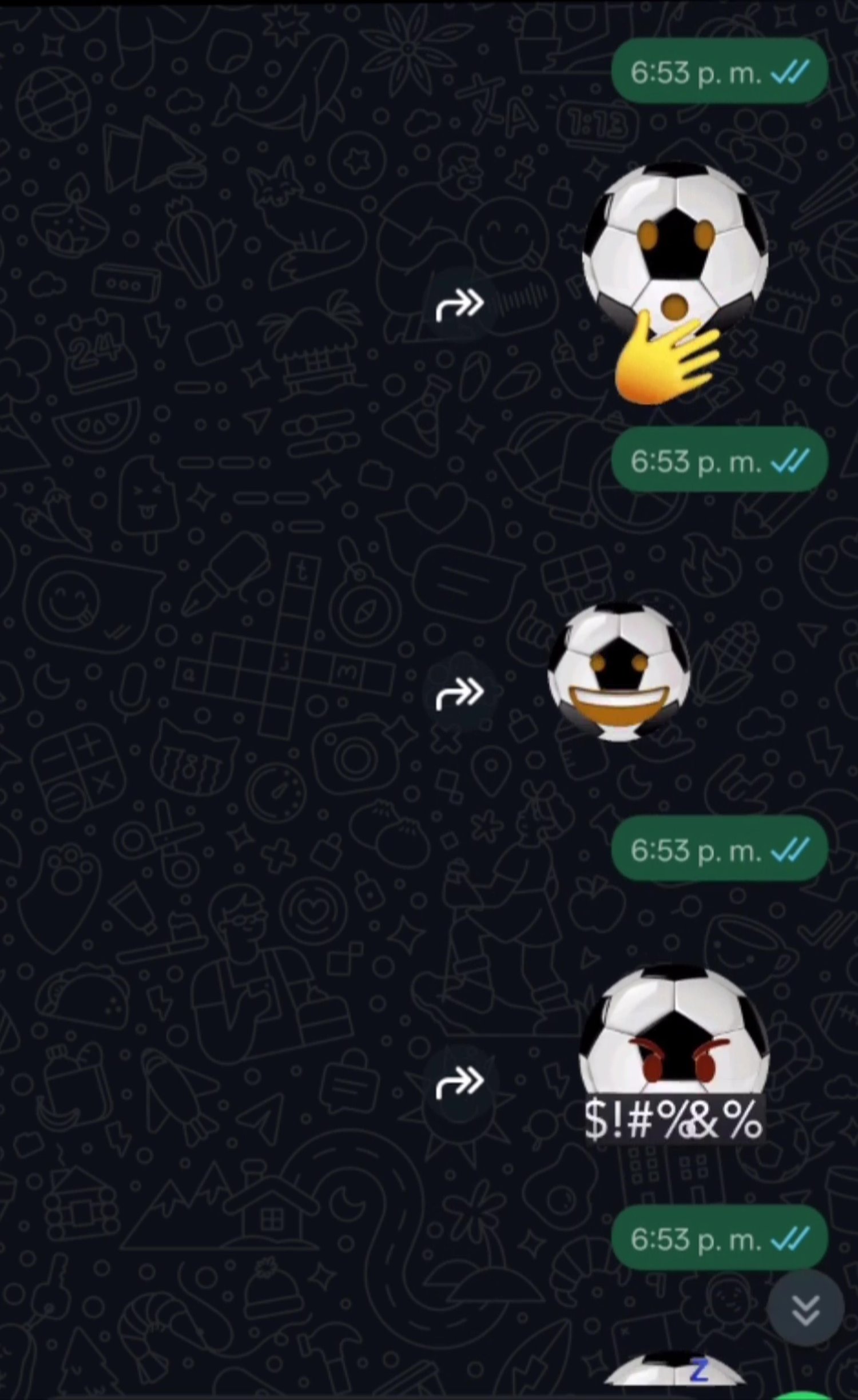 EMOJI ANIMATED SOCCER BALL