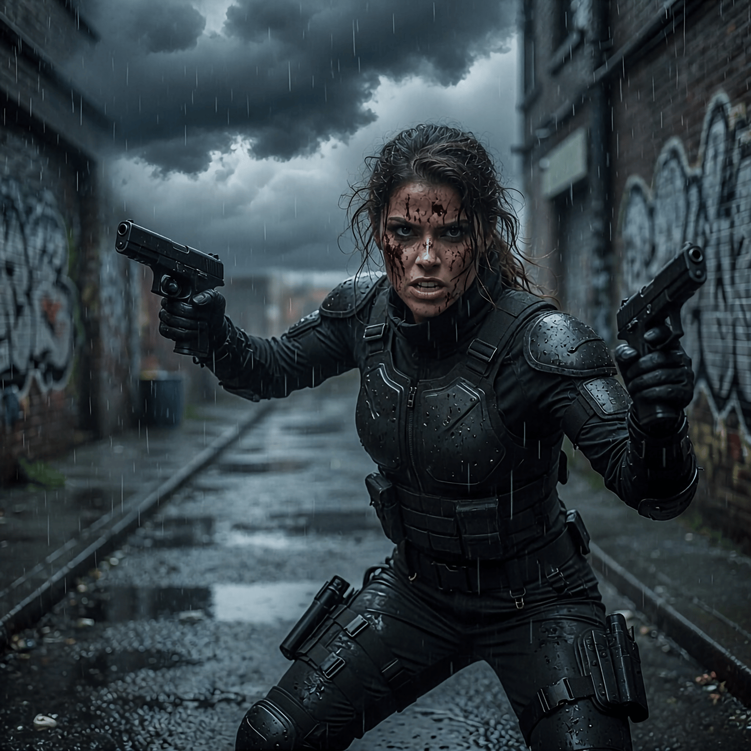 Female combatant going up against female Dracula 2