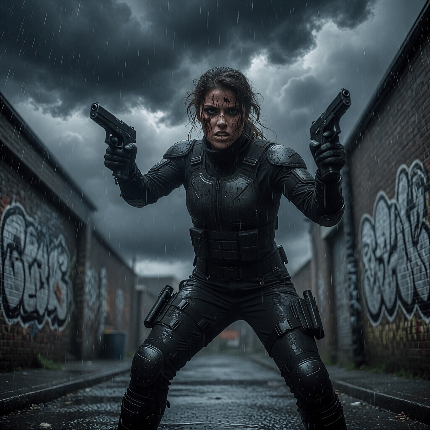 Female combatant going up against female Dracula 4