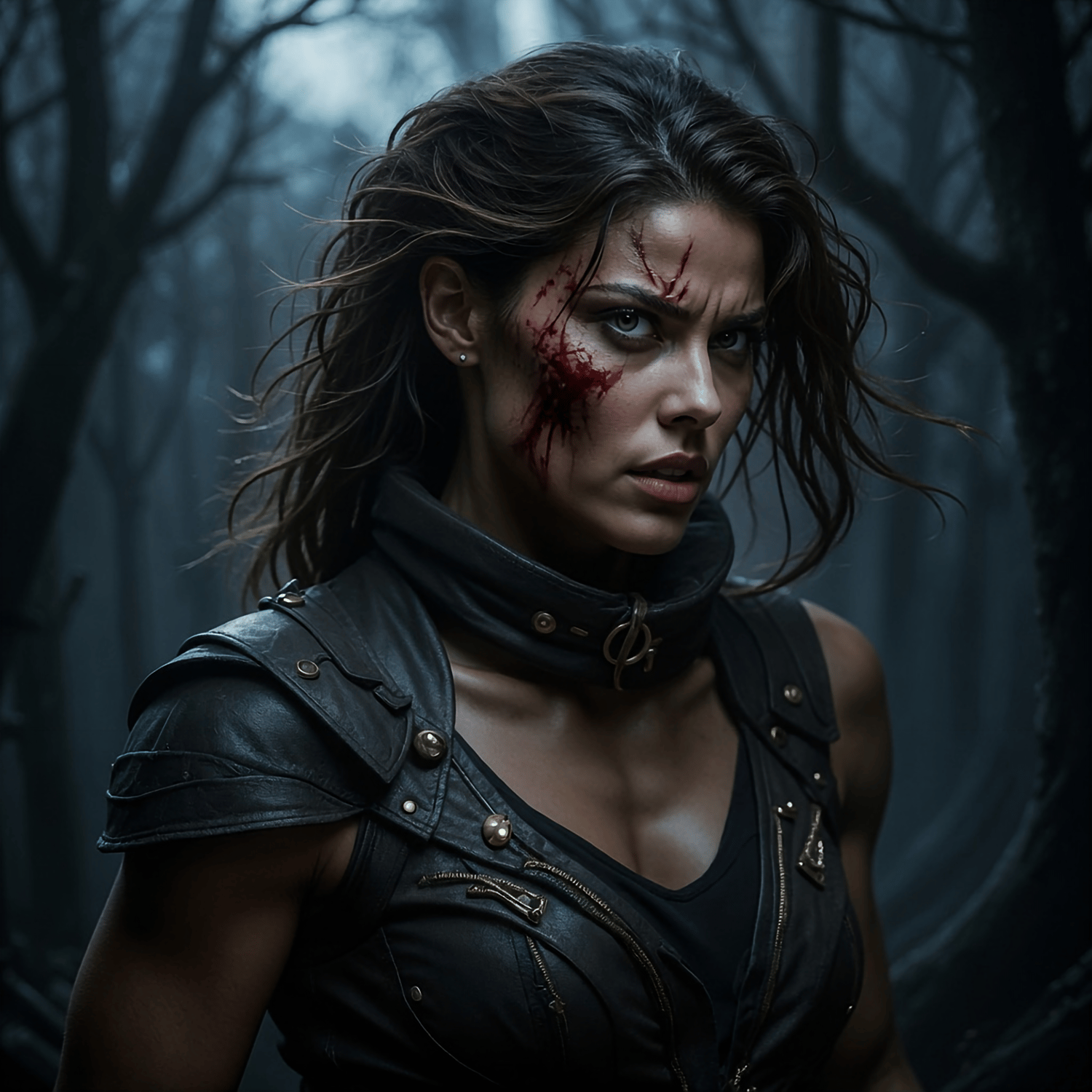 Female combatant going up against female Dracula 9