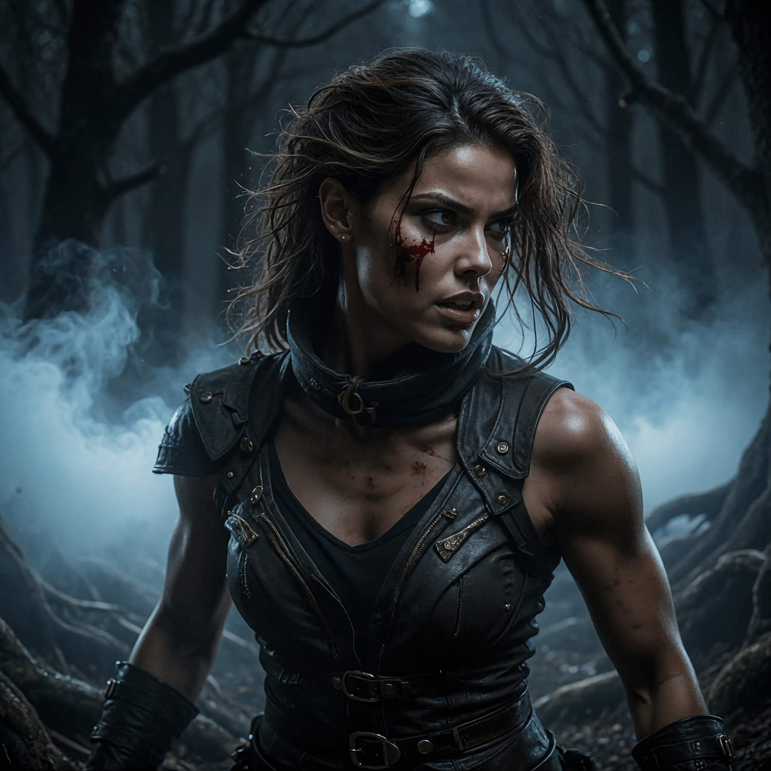 Female combatant going up against female Dracula 10