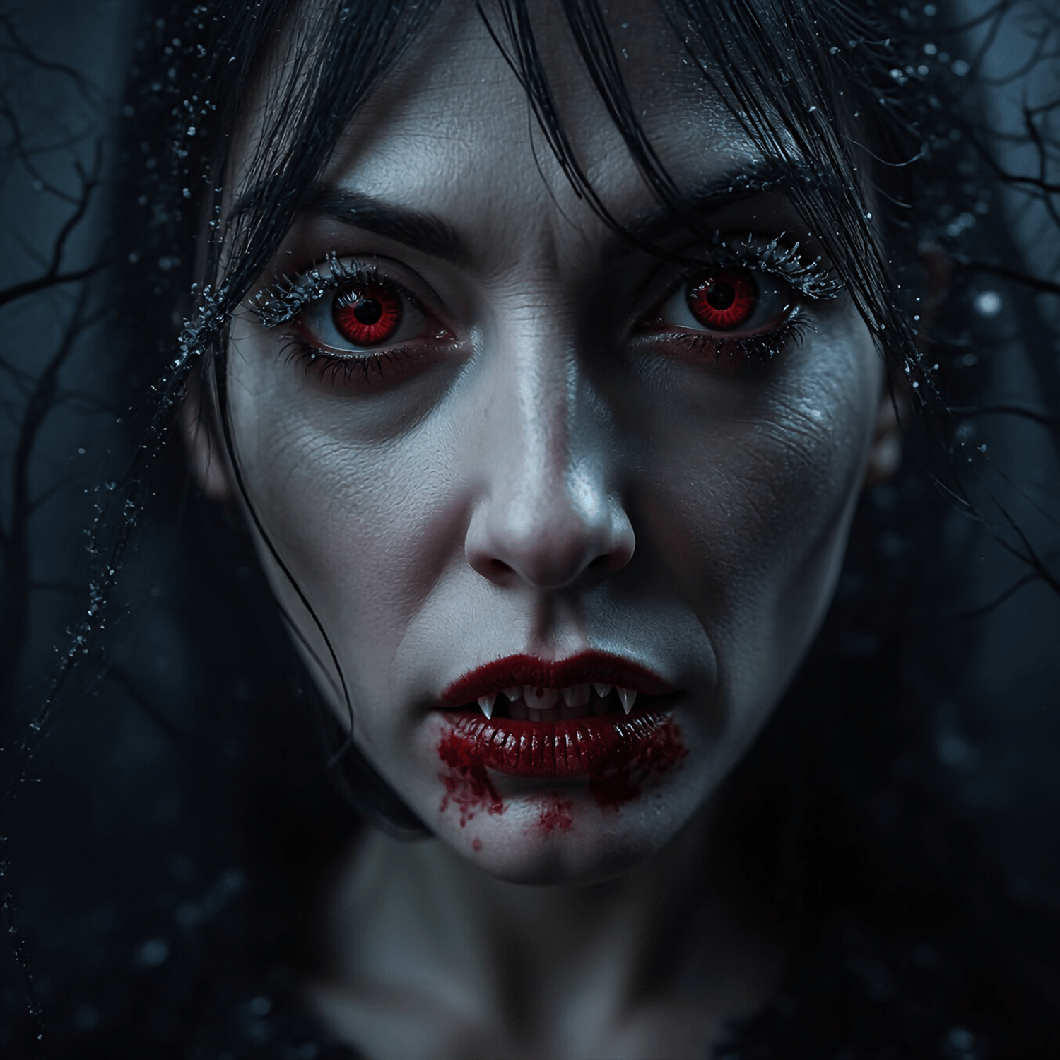 Female Dracula trying to be scary and winning 12