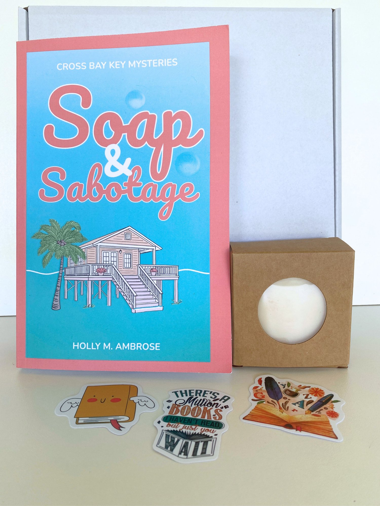 Soap & Sabotage book and soap box