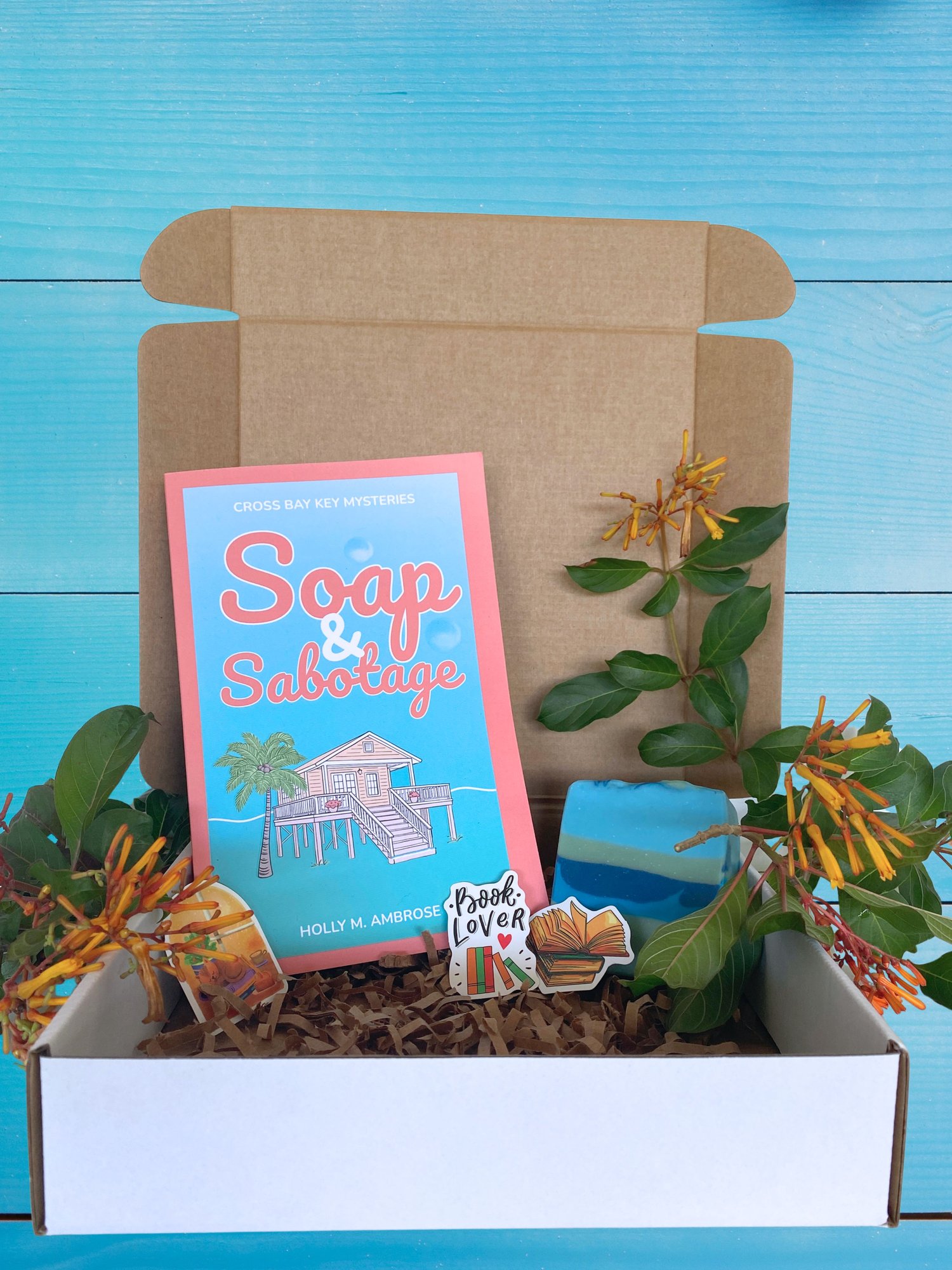 Soap & Sabotage book and soap box