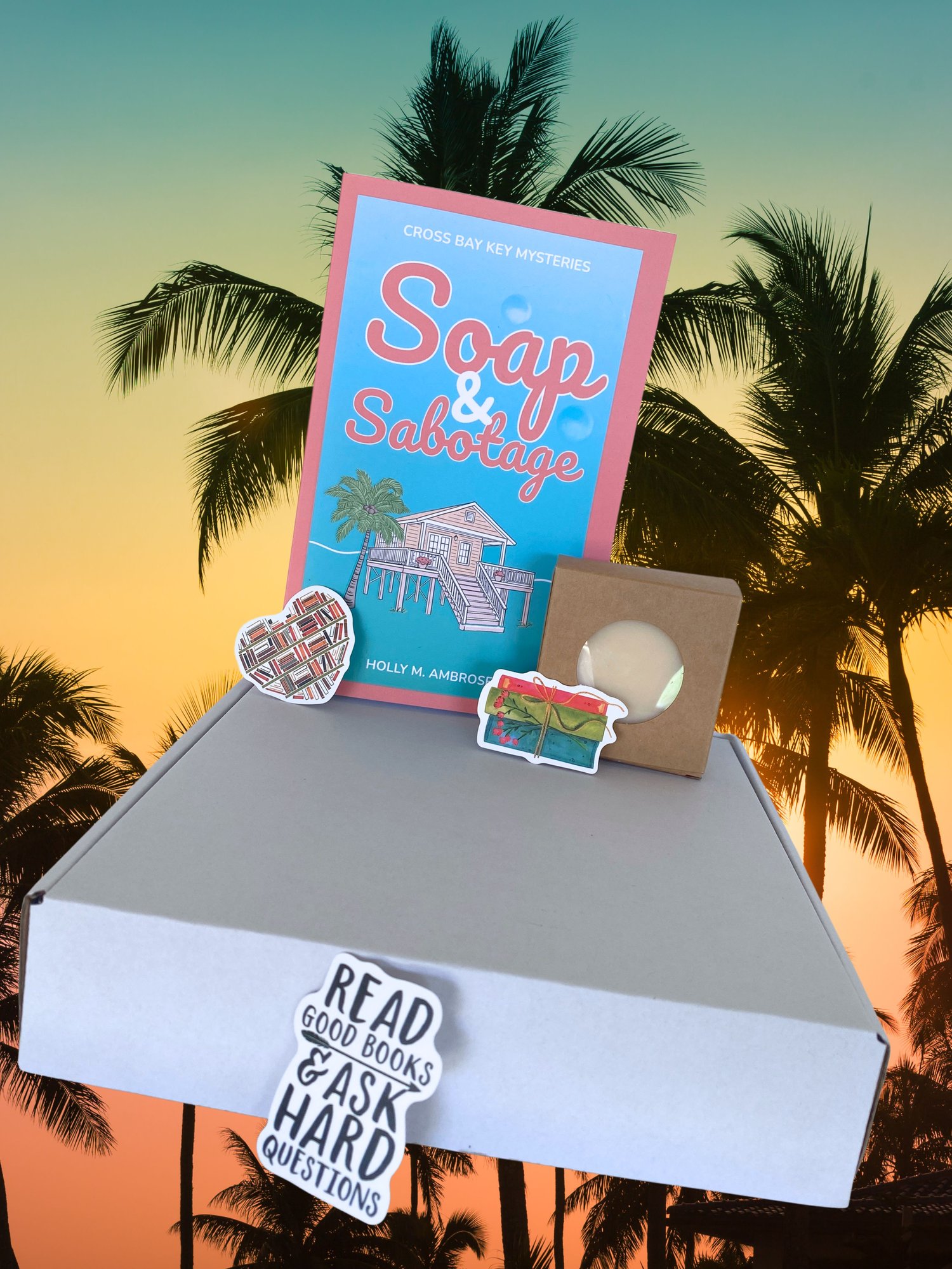 Soap & Sabotage book and soap box