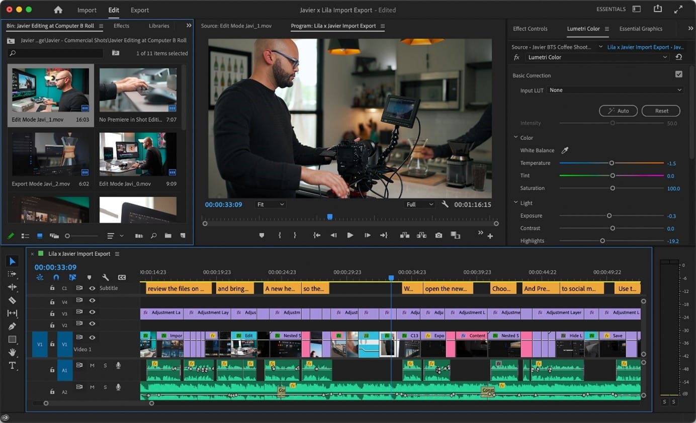 Découvre comment gagner du temps sur Premiere Pro avec les raccourcis, presets, overlays, organisation et packs gratuits Shelfcut.