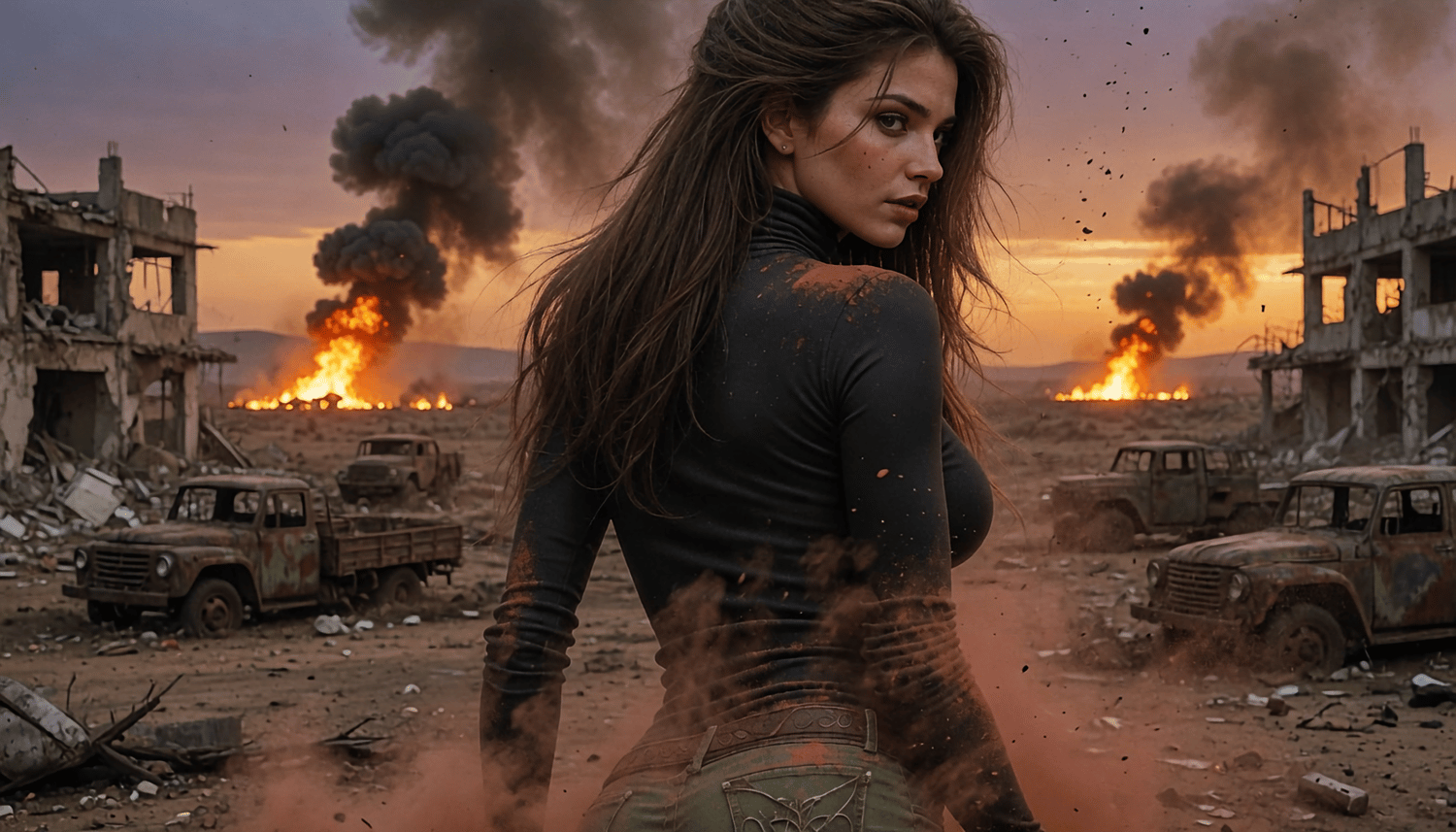 Mexican former female ninja fighting against the forces of hell 12