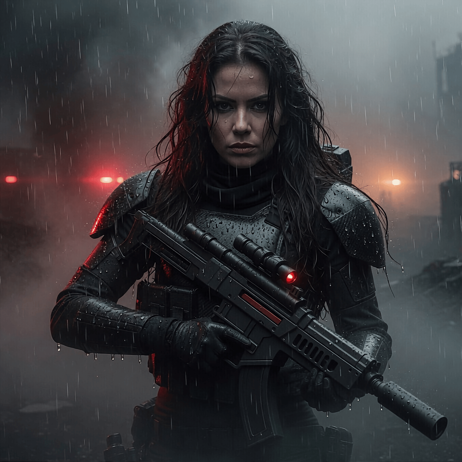 American former female ninja fighting against the forces of hell 2