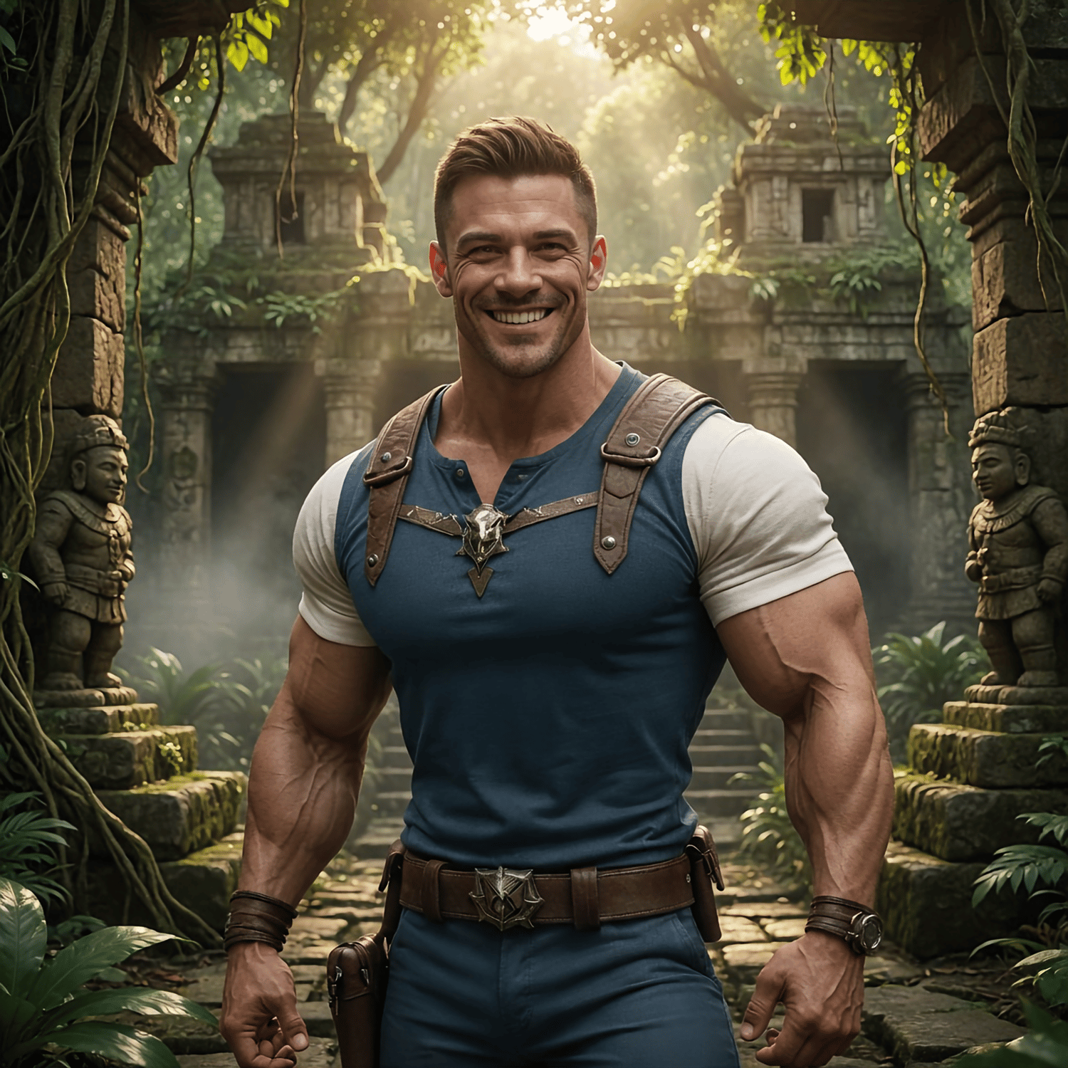 American former male ninja fighting against the forces of hell 13