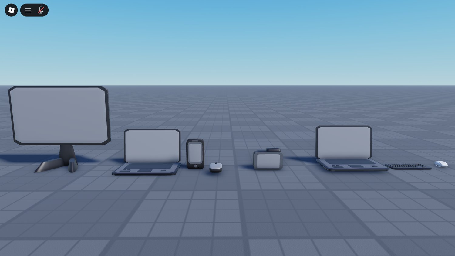 Roblox low poly tech props