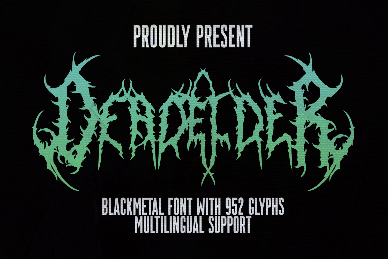 Dead Elder Metal Font Hello Good Studio.