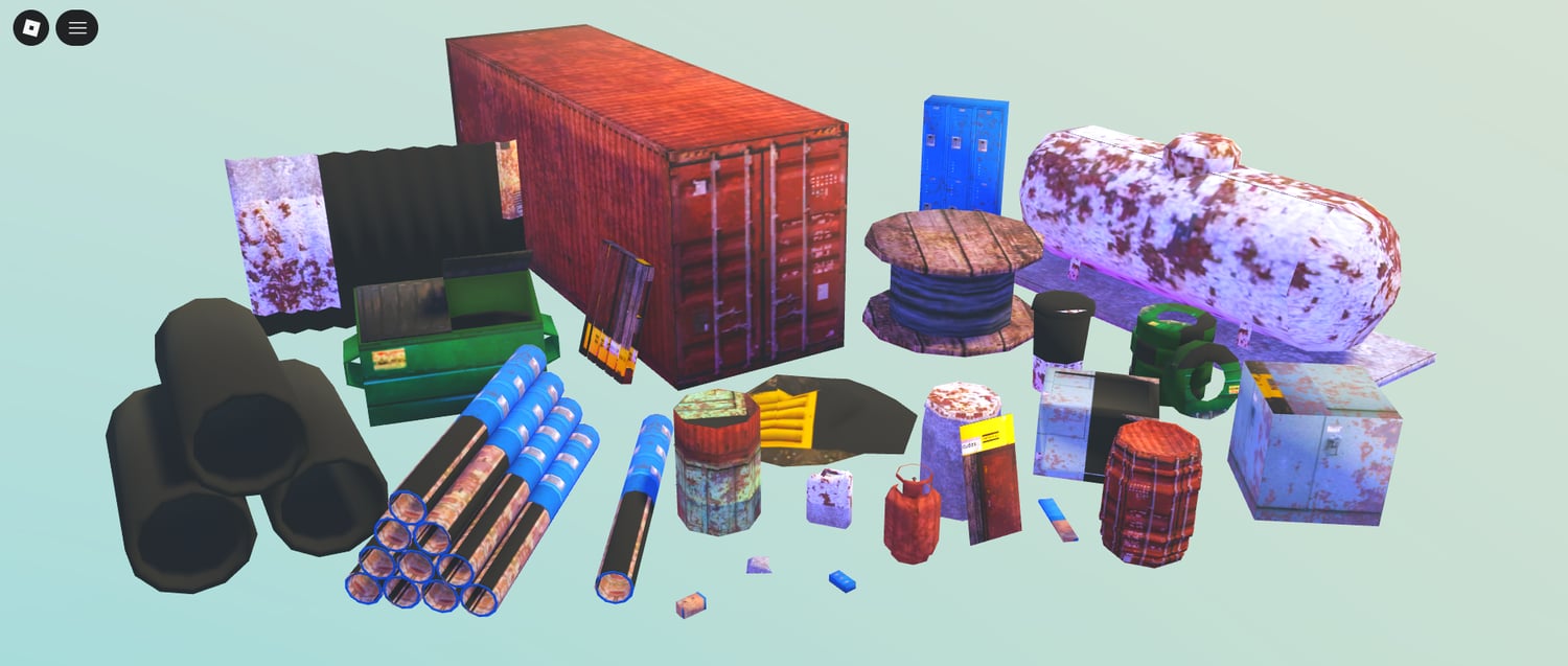 Roblox worksite decoration models