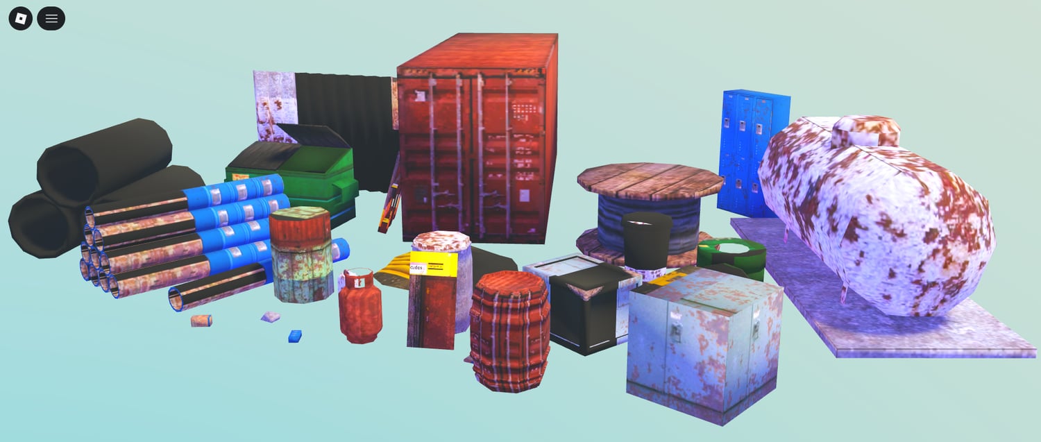 Roblox free construction clutter props