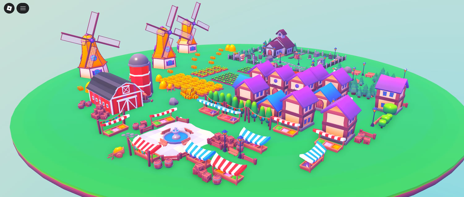 Roblox village house models