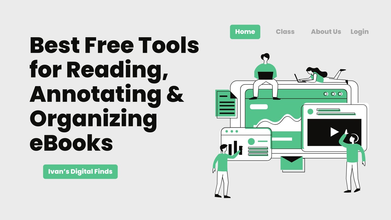 best free tools for reading, annotating, and organizing eBooks