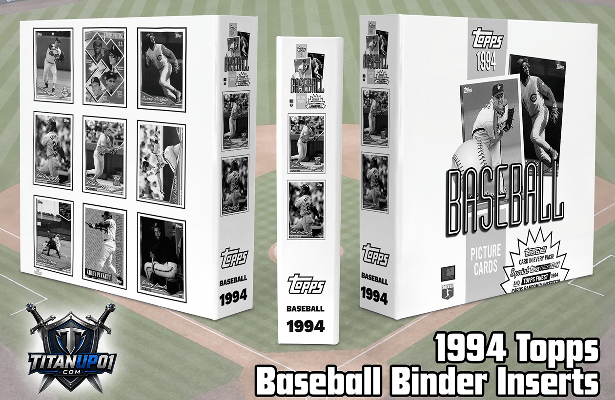 1994 Topps Baseball Cards Binder Inserts