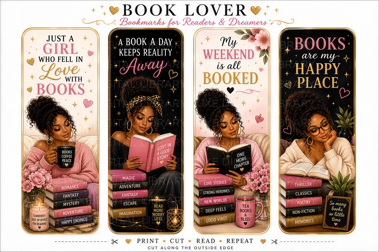 Book Lovers Luxe Bookmark Collection