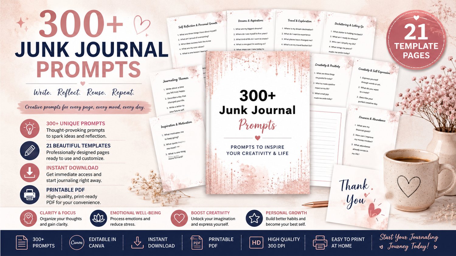 300 Creative Prompts for Inspiration