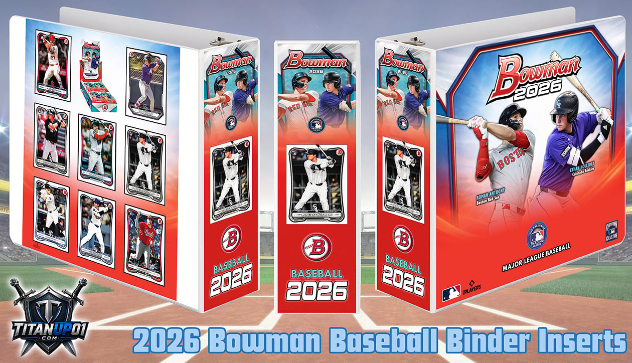 2026 Bowman Baseball Cards Binder Inserts