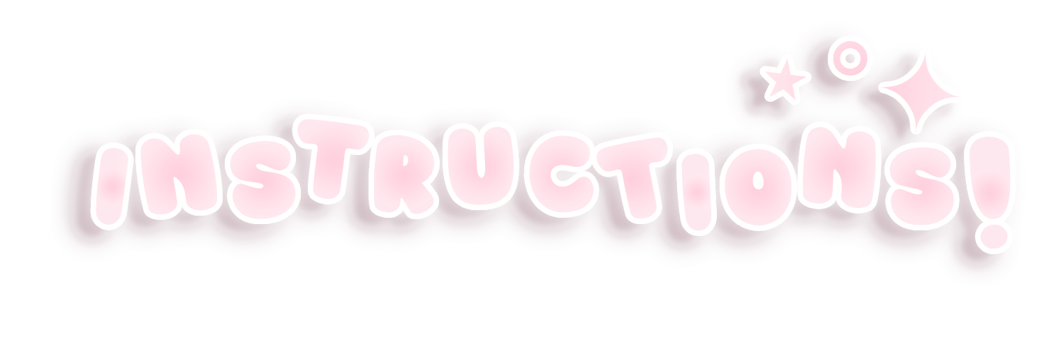"Instructions"