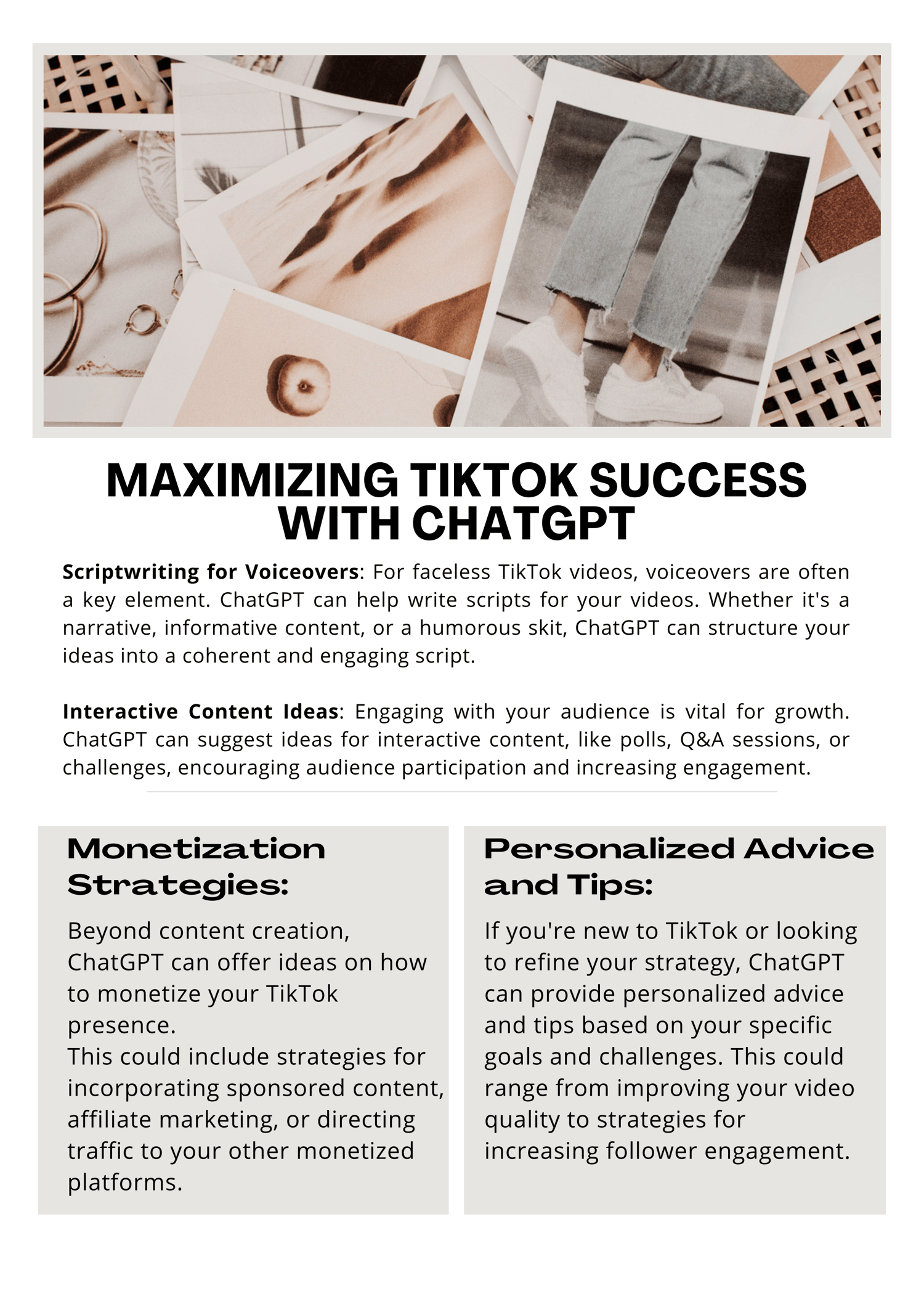 Faceless TIKTOK Marketing