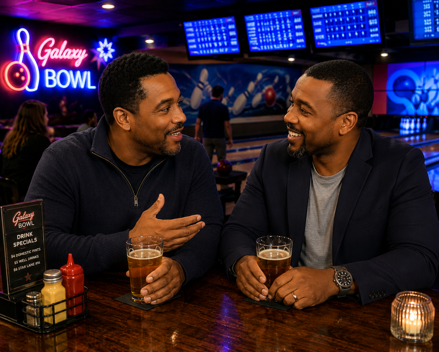 Galaxy Bowl night out vibes