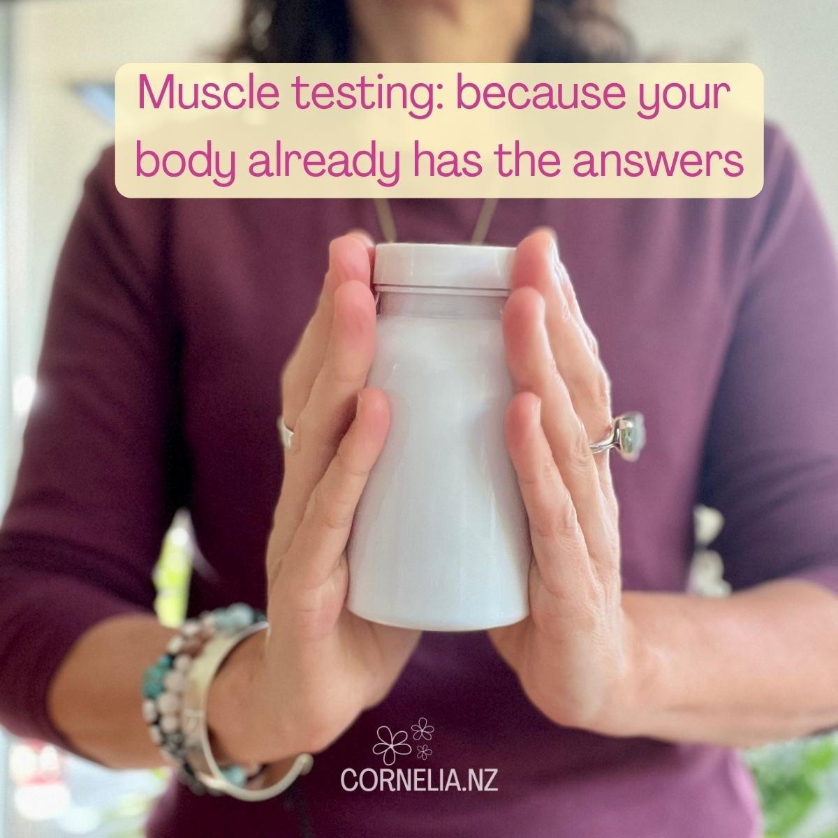 Muscle testing: because your body already has the answers