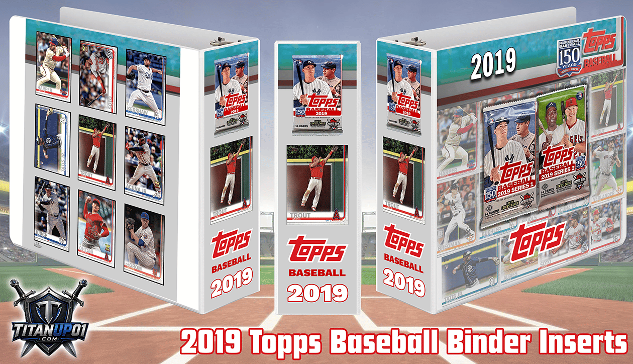 2019 Topps Baseball Cards Binder Inserts