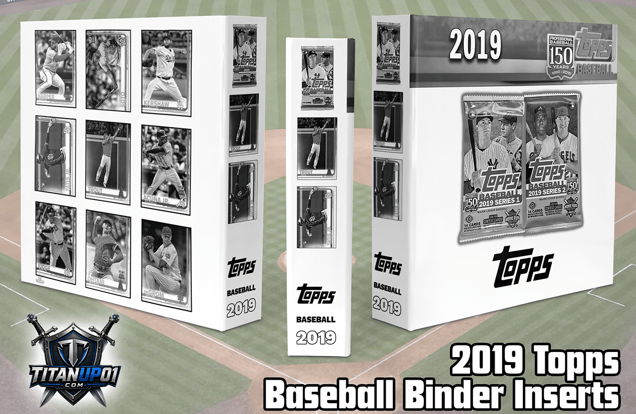 2019 Topps Baseball Cards Binder Inserts