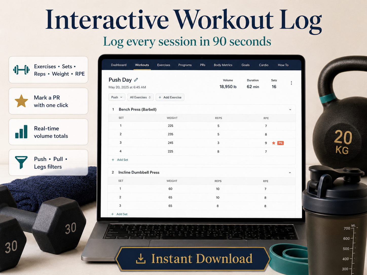 Workout Tracker Pro - Payhip