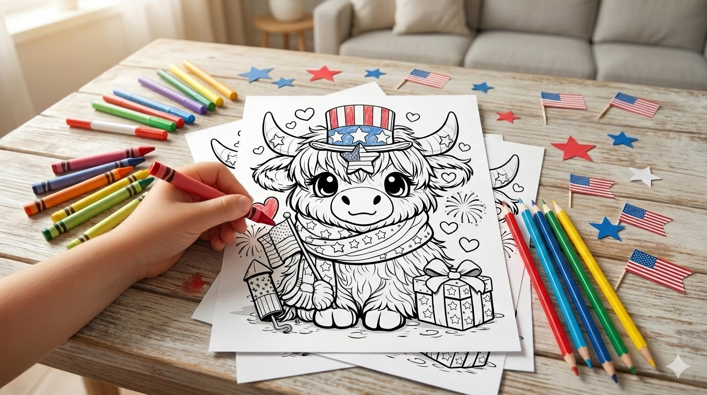 Summer coloring activities