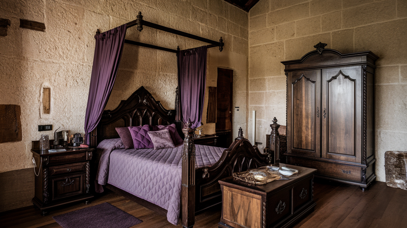 western gothic bedroom