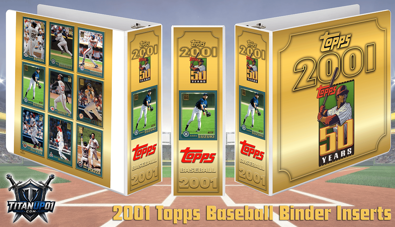 2001 Topps Baseball Cards Binder Inserts